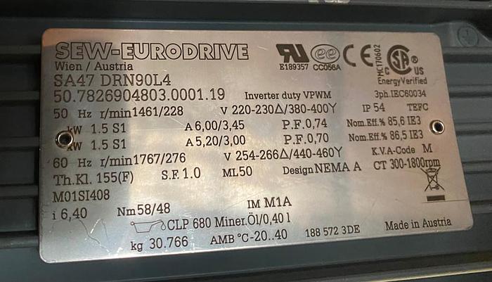 Gebraucht 2011 Potveer 11254/ 112456 Gurtförderer/ Förderband