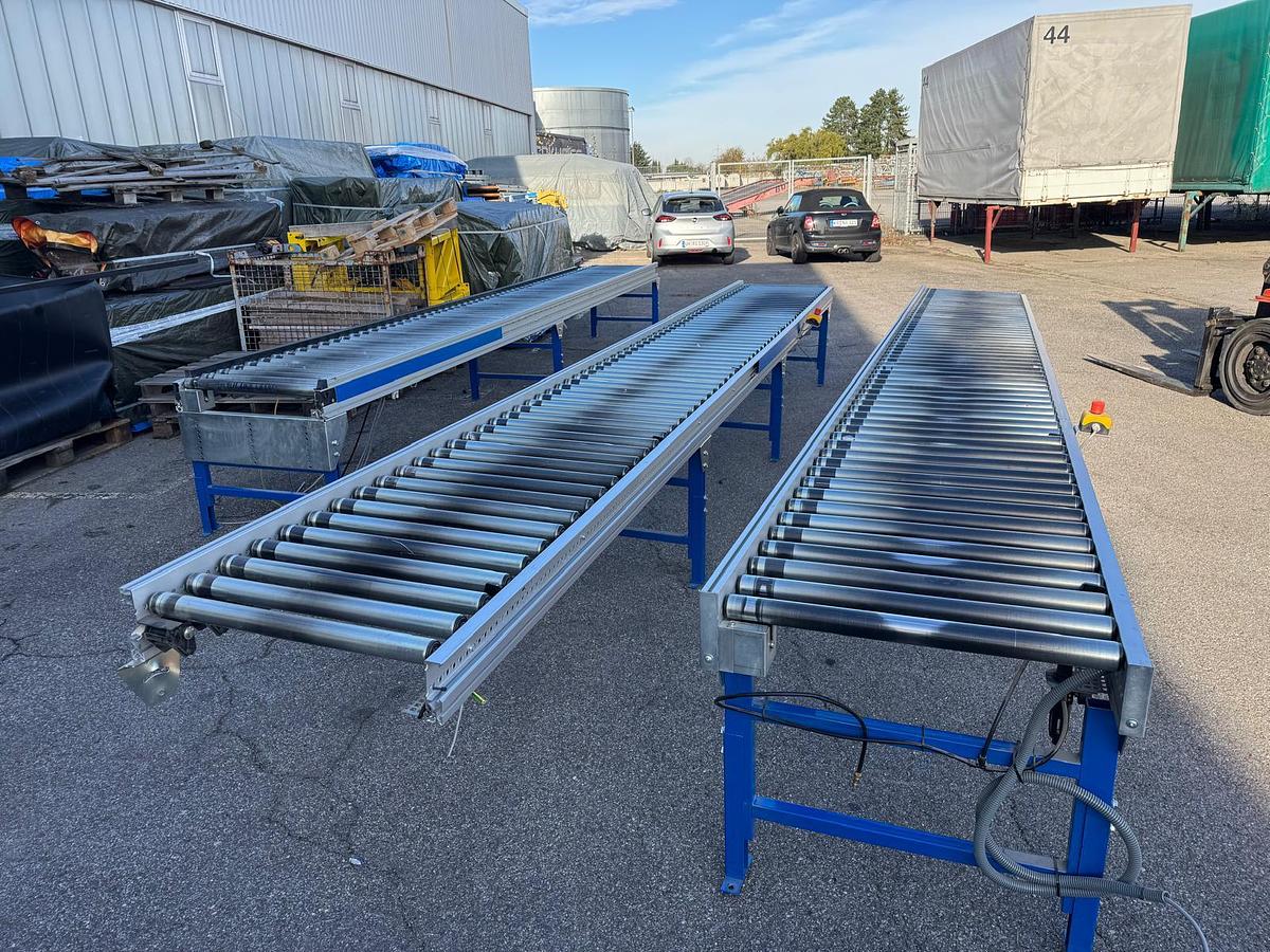 Used Versandlinie/Fördertechnik, Rollenbahn-Anlage, Förderanlage ca. 50 Meter