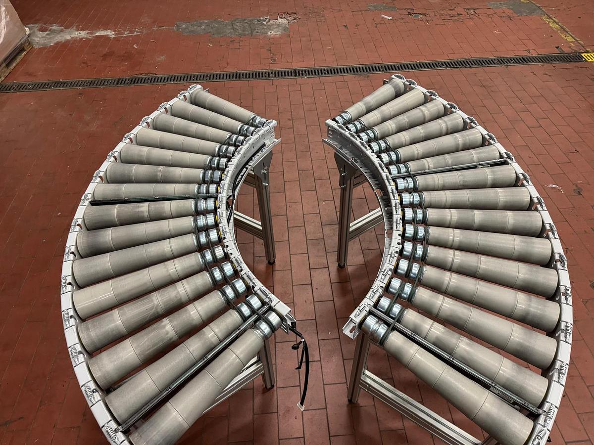 Used 2010 Schäfer Rollenbahnkurve/Rollen/90 Grad Kurve