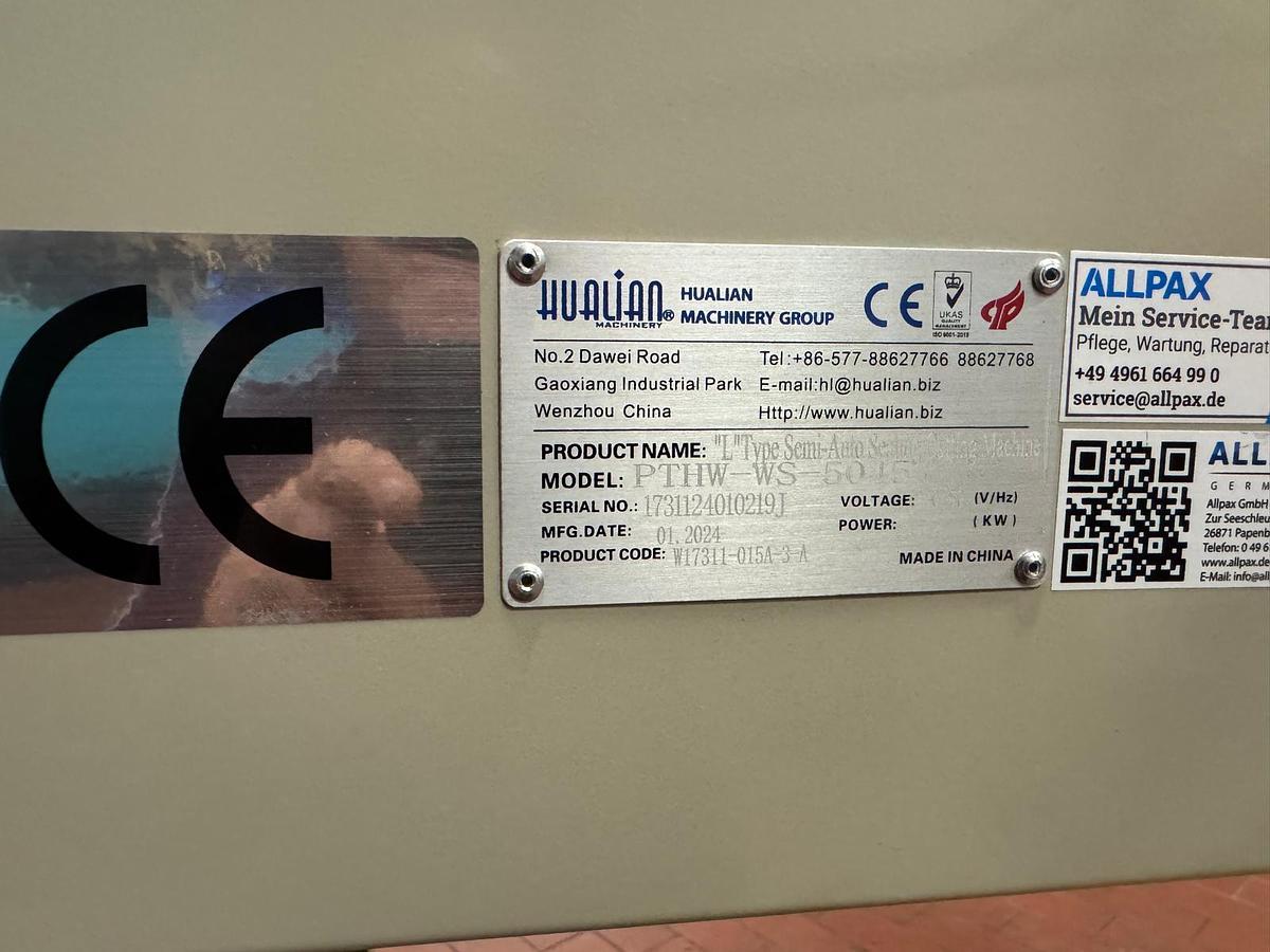 Used Allpax-Winkelschweißgerät/Verpackungsmaschine 