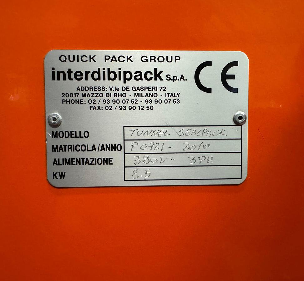 Used Sealpack Tunnel/Interdibipack Folien Verpackungssystem 