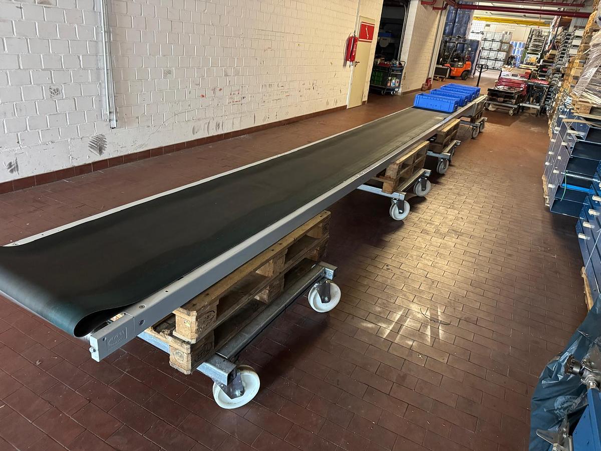 Used 2016 AMI Fördertechnik Gurtbandförderer, Förderband, Gurtband 9,77 m