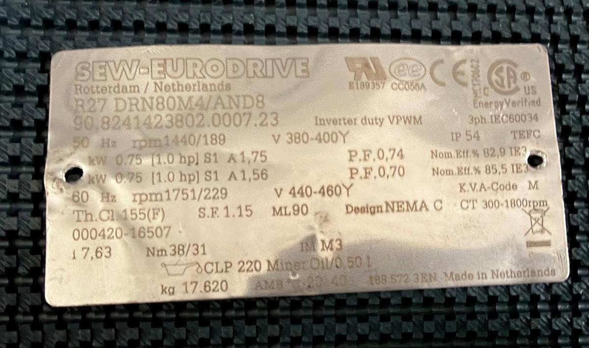 Used 2023 Vanderlande Kurve, Förderkurve, Rollenbahn, 70 Grad mit Antrieb