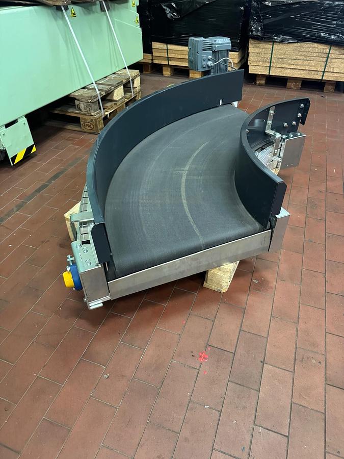 Used 2020 Transnorm Kurvengurtbandförderer, Gurtbandkurve 90 Grad
