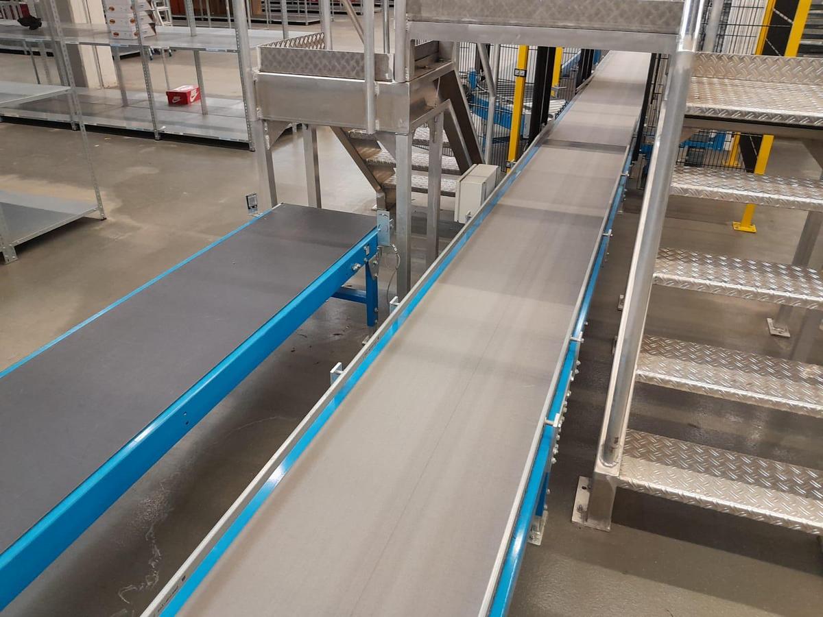 Used Trapo Gurtförderer/Gurtband/Förderband ca. 180 Meter