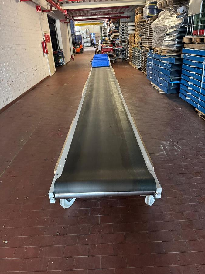 Used 2016 AMI Fördertechnik Gurtbandförderer, Förderband, Gurtband 9,77 m