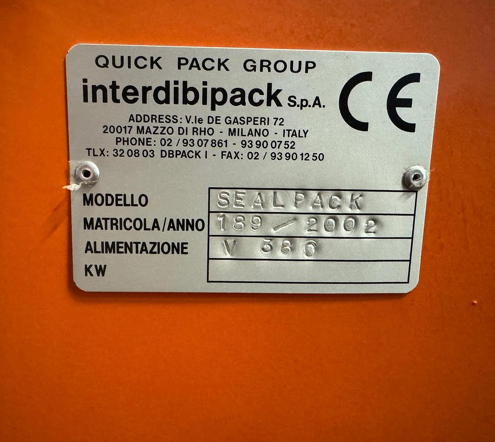 Used Sealpack Tunnel/Interdibipack Folien Verpackungssystem 