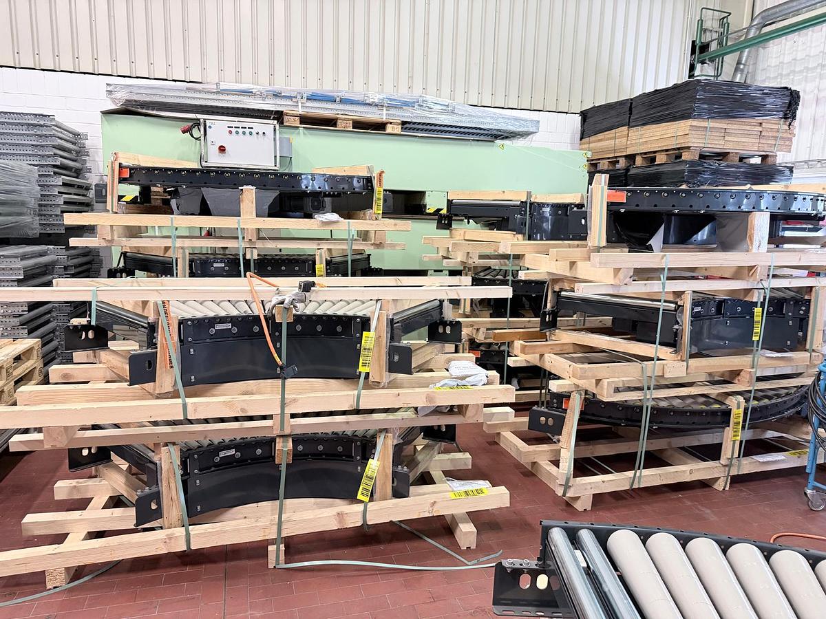 Used 2023 Vanderlande Kurve, Förderkurve, Rollenbahn, 70 Grad mit Antrieb