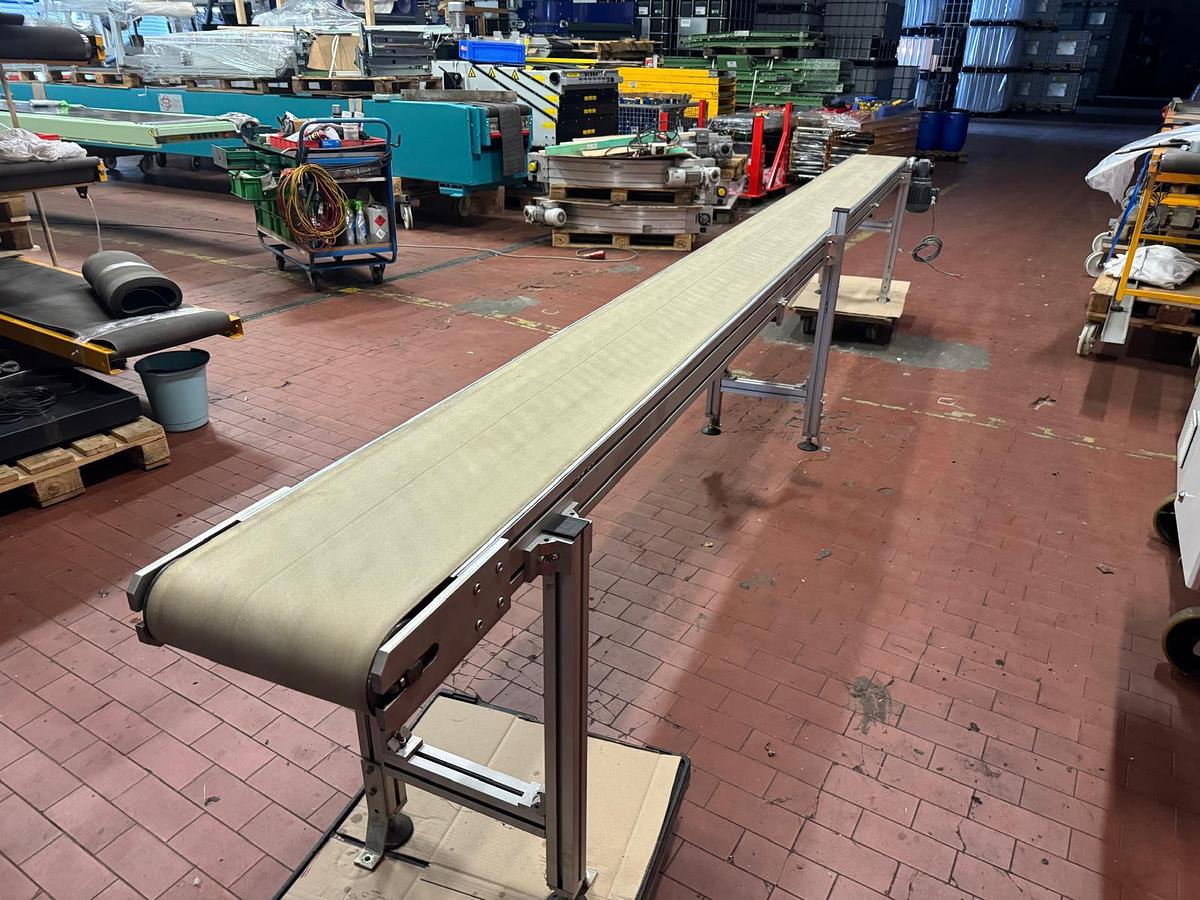 Used 2010 Schunk Fördertechnik GmbH Gurtbandförderer, Förderband, Gurtband 5110 mm