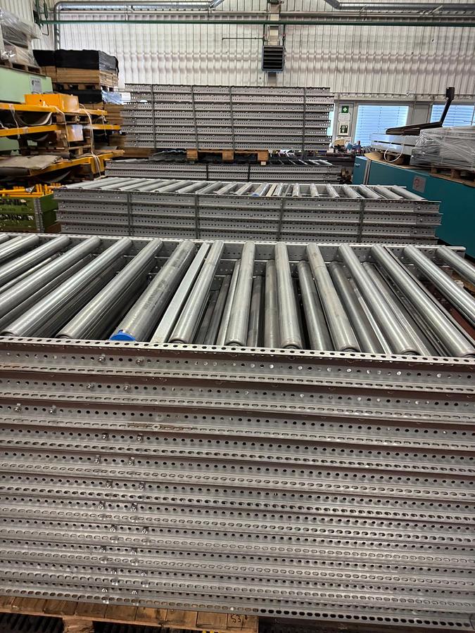 Used Palettenrollenbahn, Rollenförderbahn, Rollenbahn