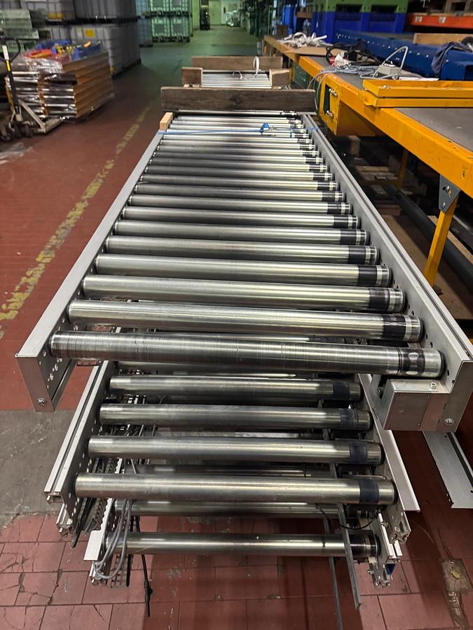 Used Versandlinie/Fördertechnik, Rollenbahn-Anlage, Förderanlage ca. 50 Meter