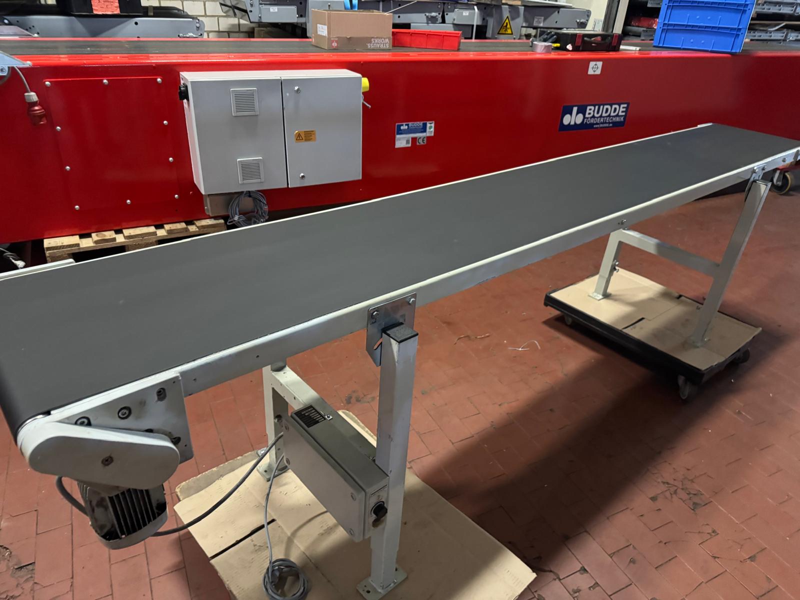 Used Schunk Gurtbandförderer, Gurtband, Förderband 3070 mm