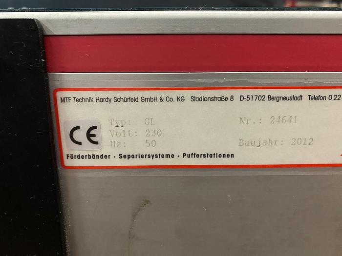 Gebraucht 2012 MTF Technik  Gurtförderer/ Förderband/ Gurtband