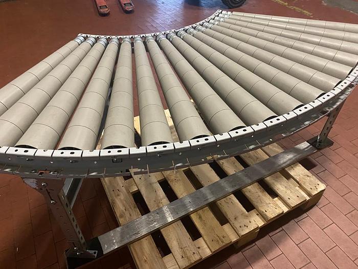 Gebraucht 2017 SSI Schäfer Rollenbahnkurve/ Kurvenförderer 90 Grad/ Rollenbahn