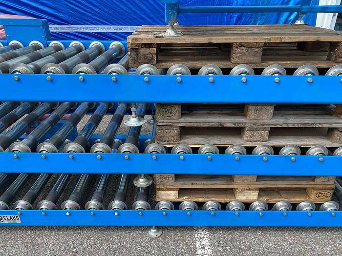 Gebraucht Claus Maschinenbau Palettenrollenbahn/ Rollenbahn/ Palettenfördertechnik