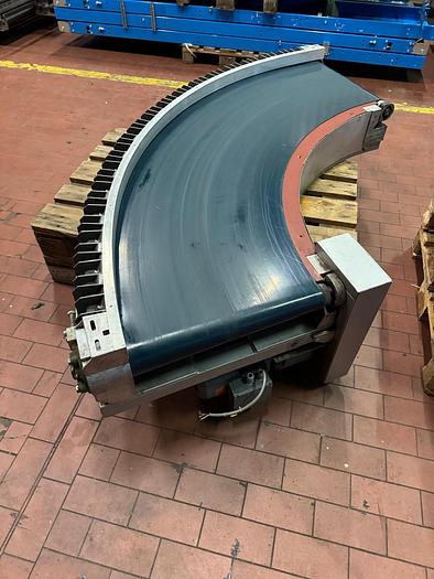 Used Transnorm Gurtförderer/ 90 Grad Kurve/ Förderband