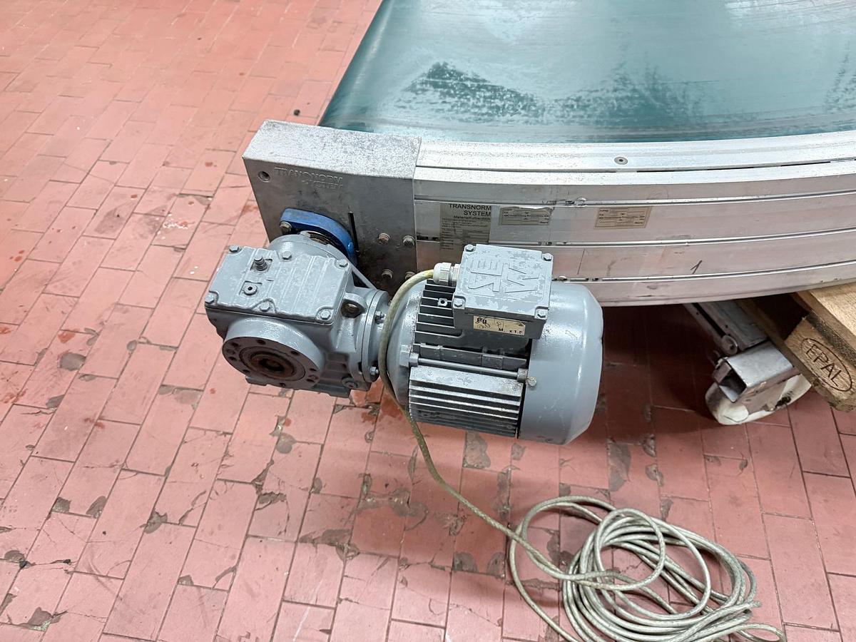 Used Transnorm Gurtkurvenförderer/Kurvenförderer/Gurtkurve 180 Grad