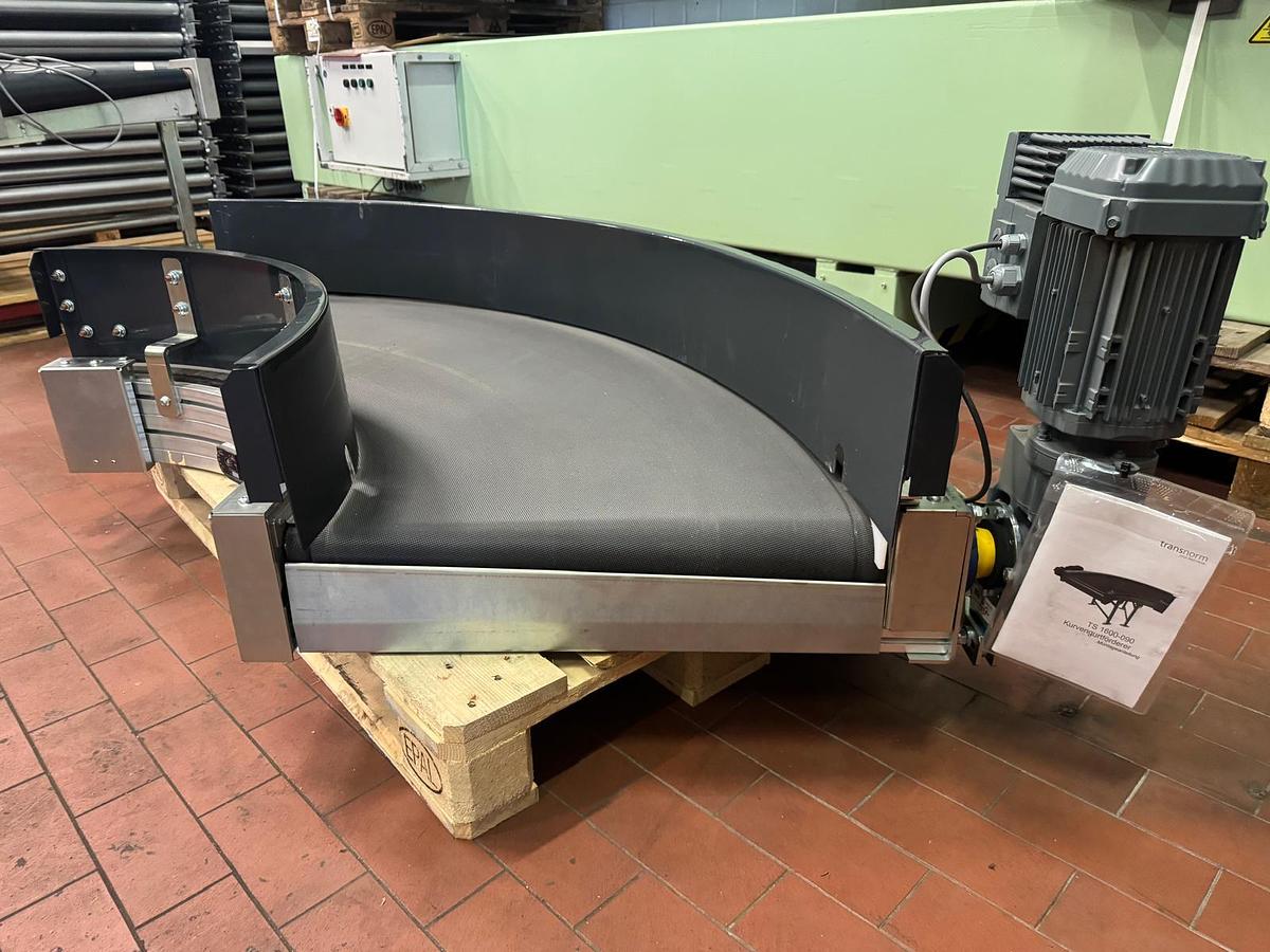 Used 2020 Transnorm Kurvengurtbandförderer, Gurtbandkurve 90 Grad