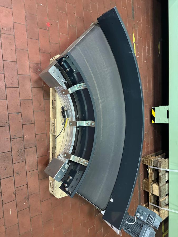 Used 2020 Transnorm Kurvengurtbandförderer, Gurtbandkurve 90 Grad