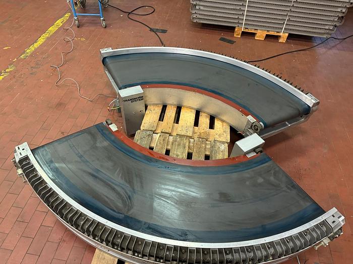 Used Transnorm Gurtförderer/ 90 Grad Kurve/ Förderband