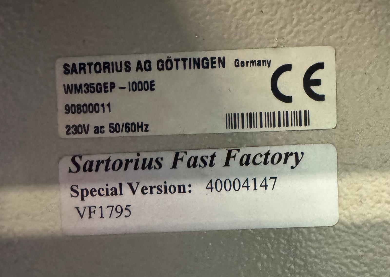 Used Sartorius Gurtbandwaage, Kontrollwaage, Waage, Modell WM35600x400