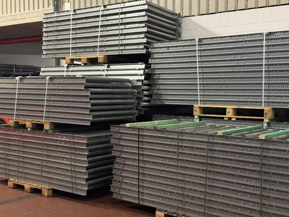 Used Palettenrollenbahn, Rollenförderbahn, Rollenbahn