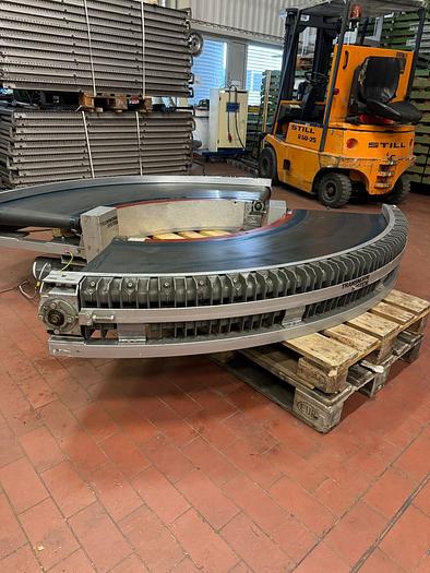 Used Transnorm Gurtförderer/ 90 Grad Kurve/ Förderband