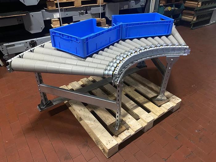 Gebraucht 2017 SSI Schäfer Rollenbahnkurve/ Kurvenförderer 90 Grad/ Rollenbahn