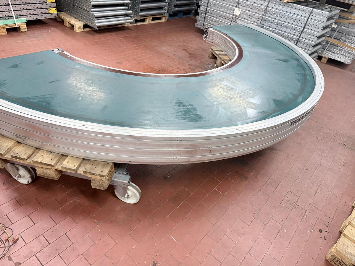 Used Transnorm Gurtkurvenförderer/Kurvenförderer/Gurtkurve 180 Grad