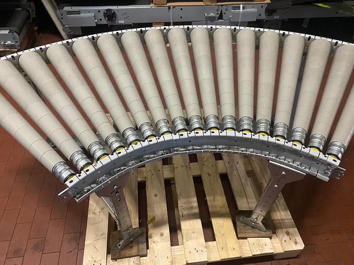 Gebraucht 2017 SSI Schäfer Rollenbahnkurve/ Kurvenförderer 90 Grad/ Rollenbahn