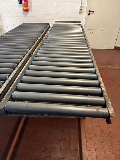 Used Rollenbahn/ Rollen/ Förderbahn mit Plastik Rollen