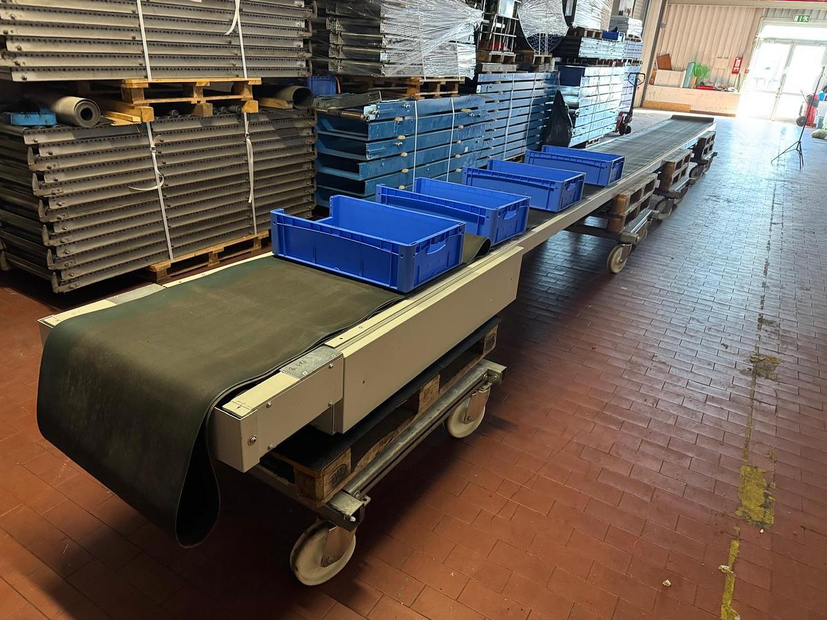 Used 2016 AMI Fördertechnik Gurtbandförderer, Förderband, Gurtband 9,77 m