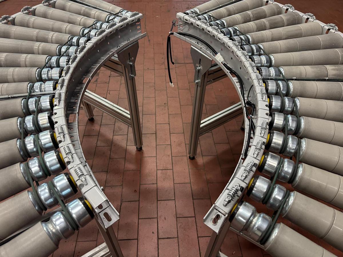 Used 2010 Schäfer Rollenbahnkurve/Rollen/90 Grad Kurve