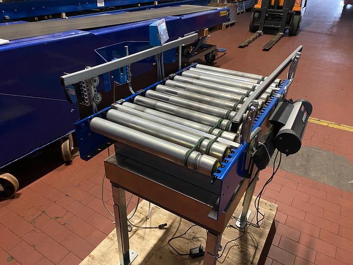 Gebraucht Soehnle Waage/Fördertechnik Waage, Modell: SNR215158 inklusive Motor und Rollenbahn Overbeck 