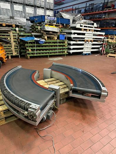 Used Transnorm Gurtförderer/ 90 Grad Kurve/ Förderband