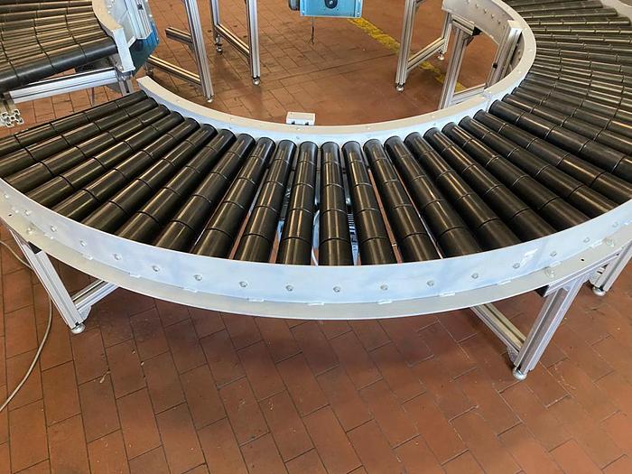 Gebraucht Rollenbahnkurve 90° SEW-Eurodrive Motor