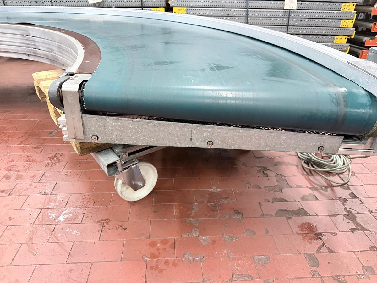 Used Transnorm Gurtkurvenförderer/Kurvenförderer/Gurtkurve 180 Grad