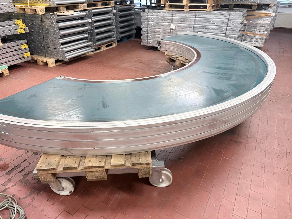 Used Transnorm Gurtkurvenförderer/Kurvenförderer/Gurtkurve 180 Grad