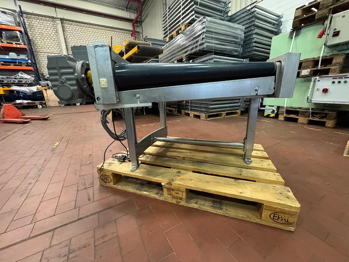 Used 2004 Transnorm Kurvengurtbandförderer 45 Grad mit Antrieb