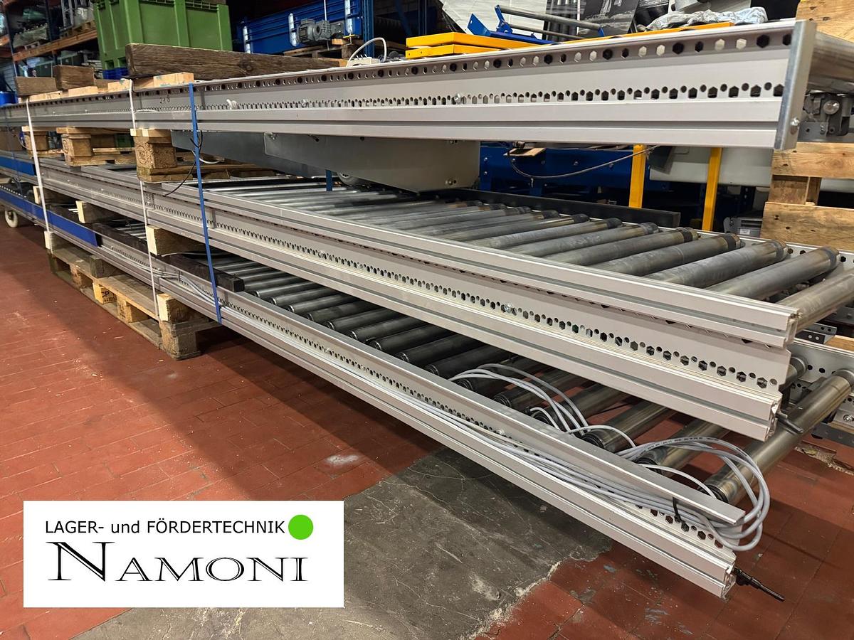 Used Versandlinie/Fördertechnik, Rollenbahn-Anlage, Förderanlage ca. 50 Meter