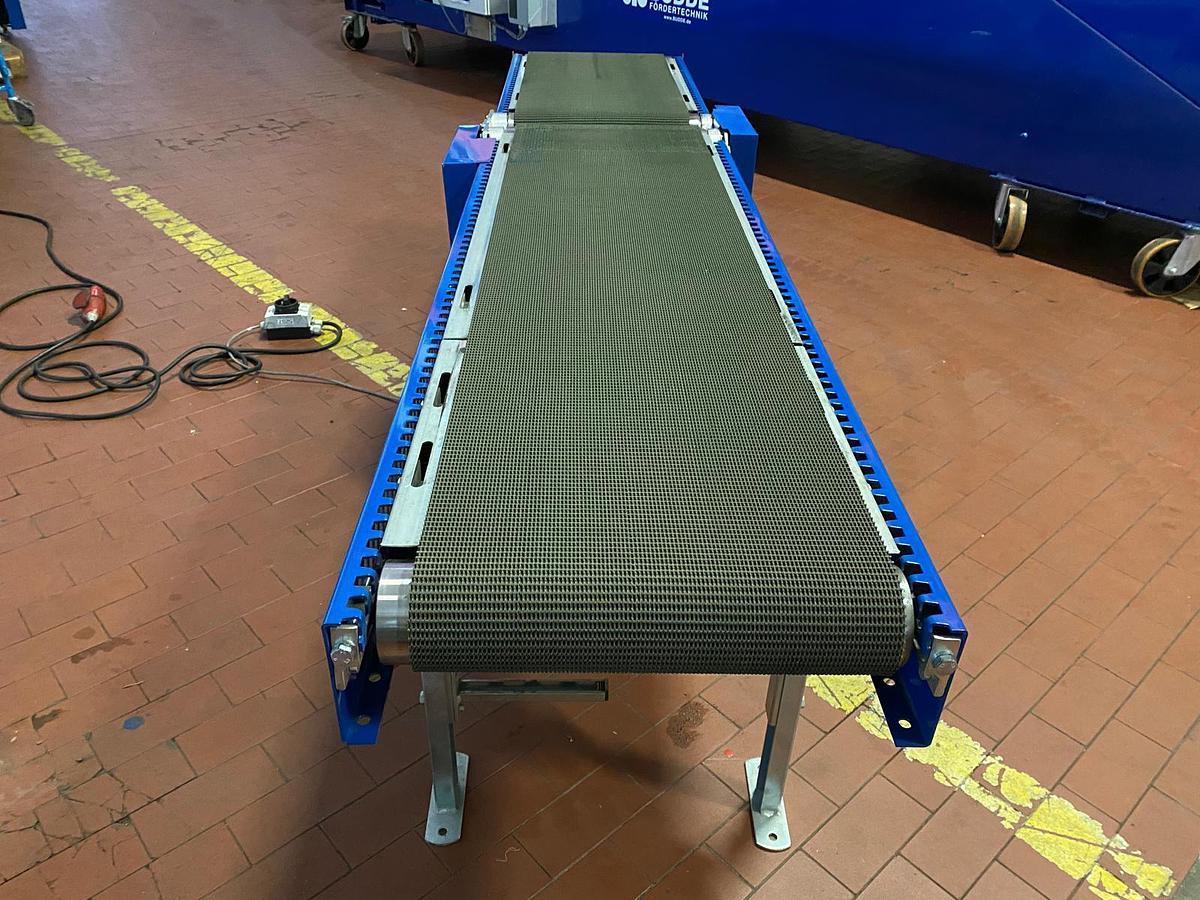 Used Steigband Gurtförderer Förderband Overbeck