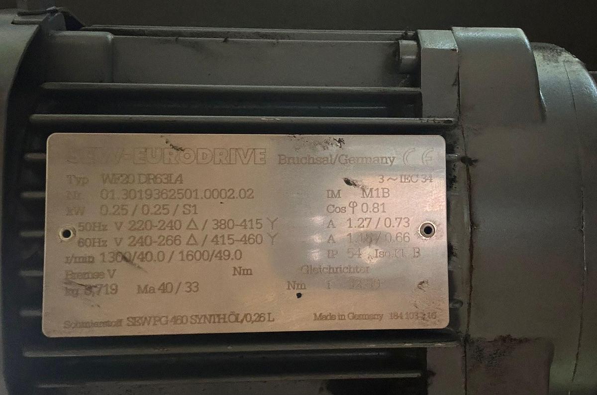 Used Schunk Gurtbandförderer, Förderband