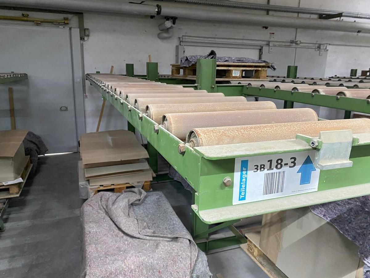 Used Rollenbahn ca. 470 m Schwerkraft ohne Antrieb