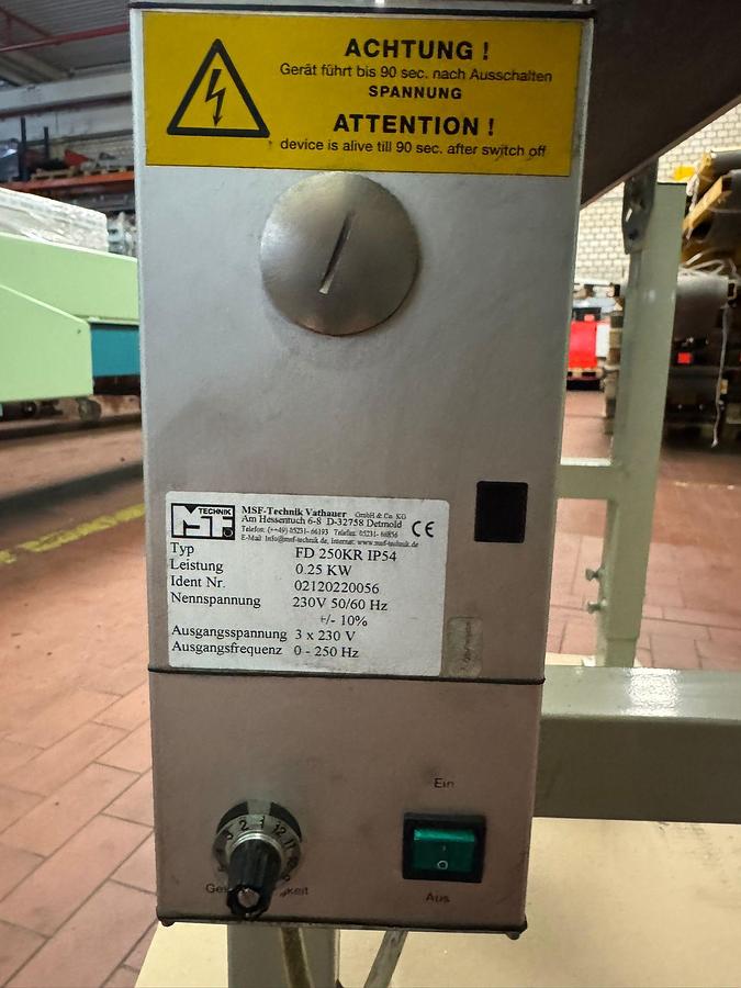 Used Schunk Gurtbandförderer, Förderband