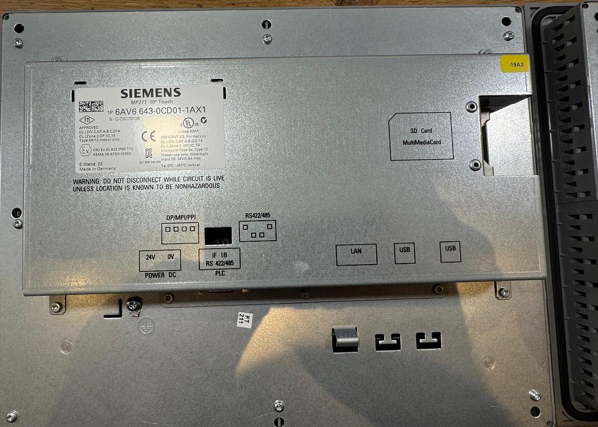 Used Simatic Multi Panel Touch Siemens