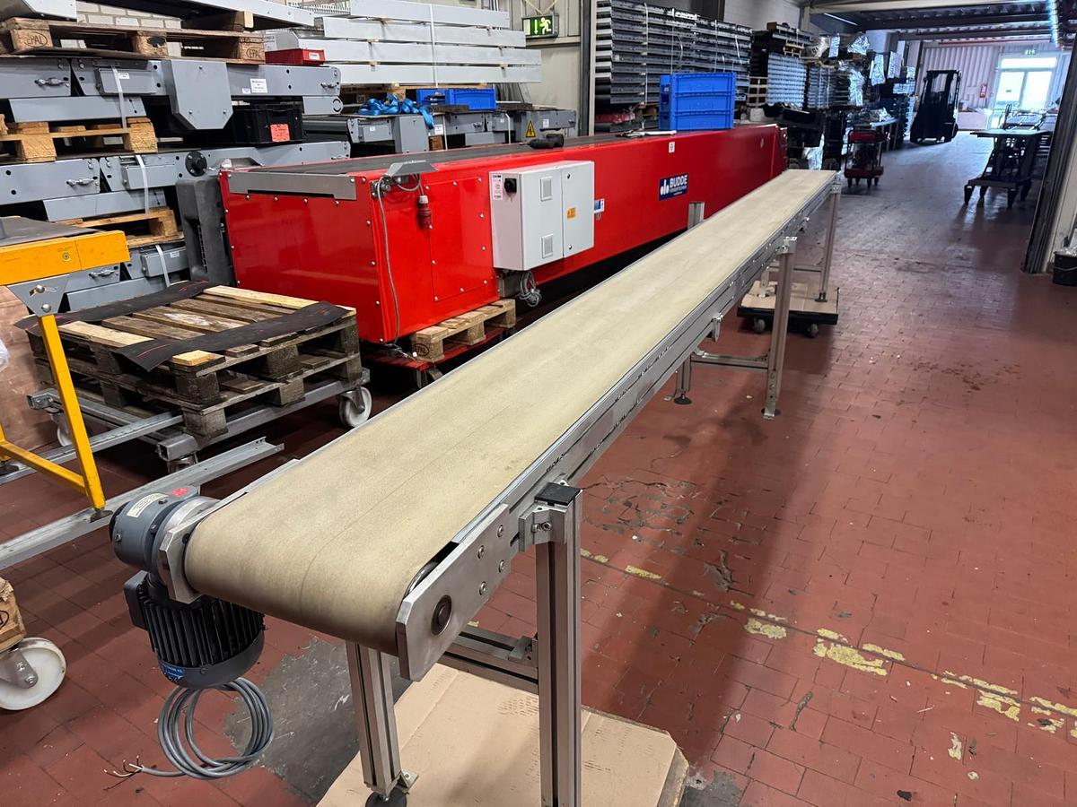 Used 2010 Schunk Fördertechnik GmbH Gurtbandförderer, Förderband, Gurtband 5110 mm