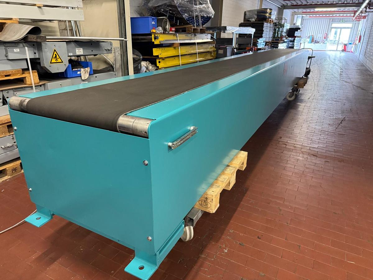Used Podner Teleskopgurtförderer/Gurtbandförderer ca. 18 Meter lang