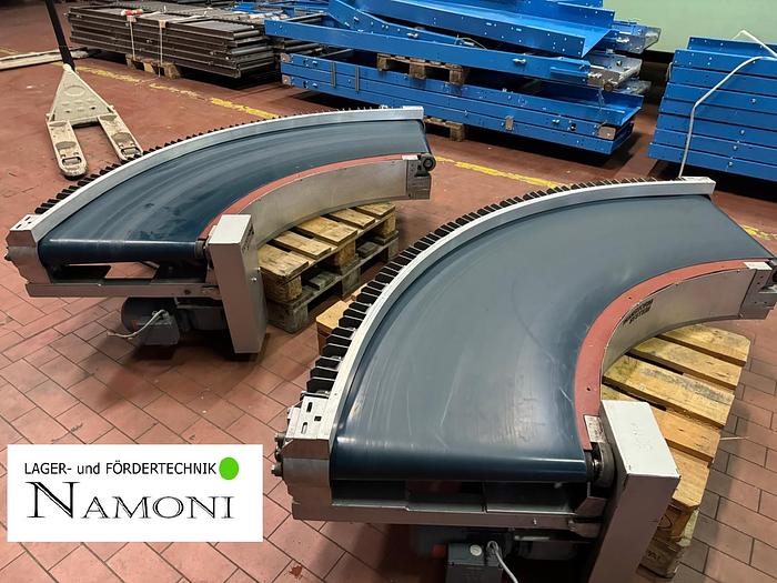 Used Transnorm Gurtförderer/ 90 Grad Kurve/ Förderband