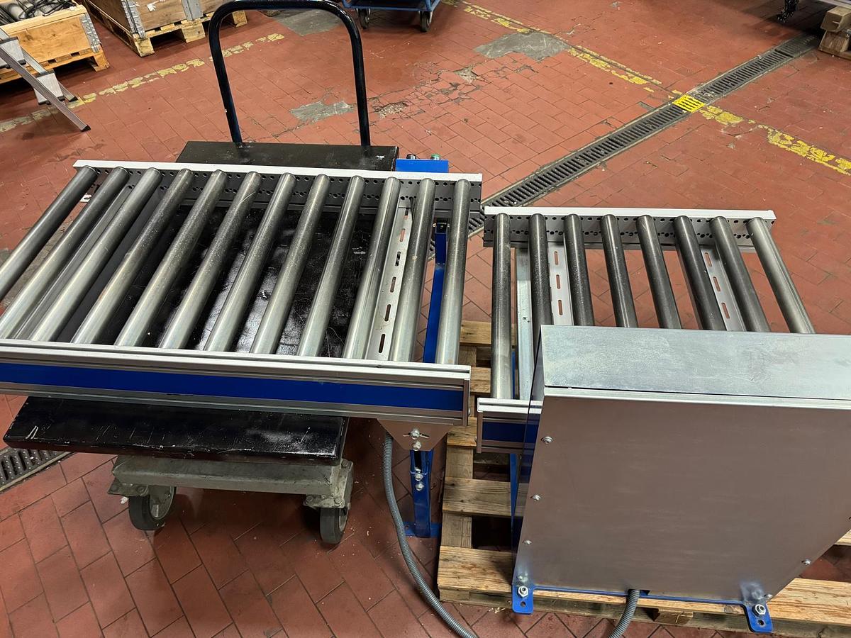 Used 2016 RBS Förderanlagen GmbH pneumatischer Heber inklusive Rollenbahn