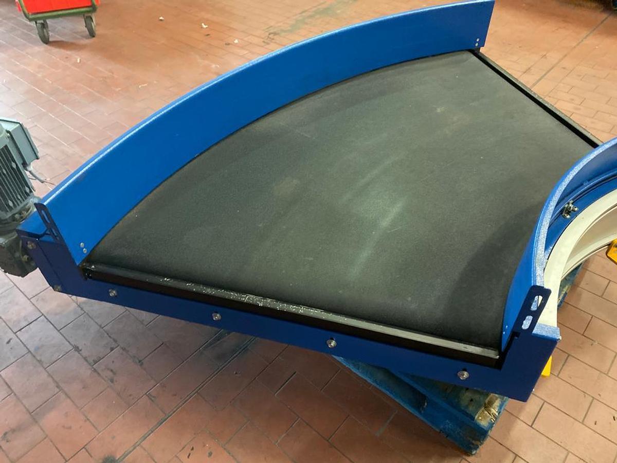 Used 2011 Interroll Gurtbandkurve, Kurvenförderer, 45 Grad Kurve